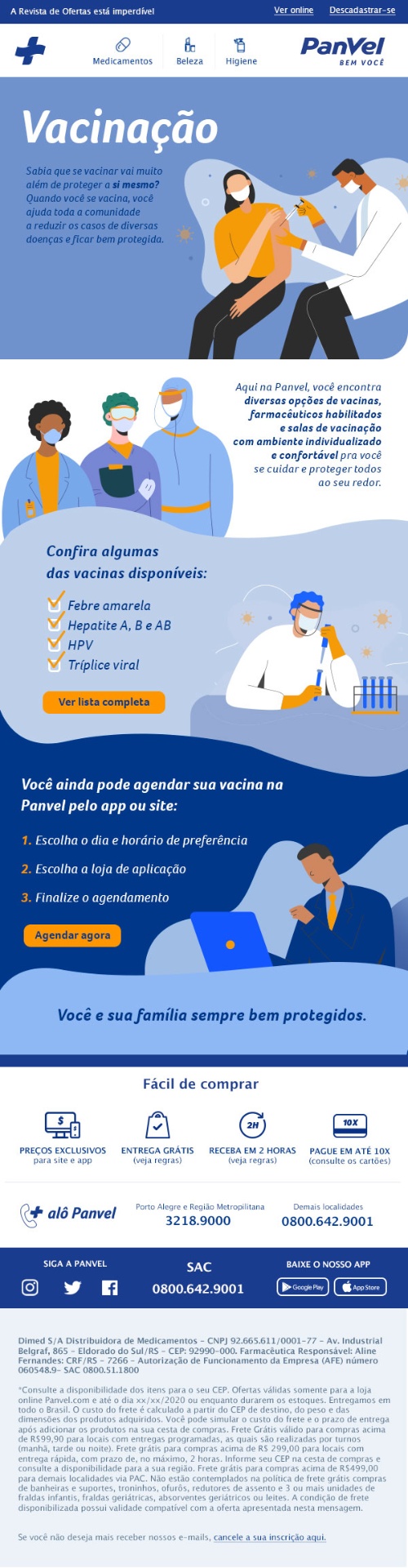 Panvel vaccination email marketing
